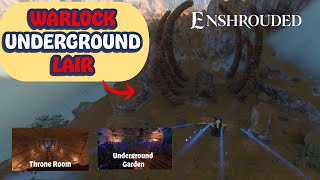 Best Base location in Enshrouded that no one build Warlock Underground Lair [upl. by Goetz449]