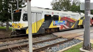 Light Rail Train Baltimore  Shawan Rd Hunt Valley Md [upl. by Trisha35]