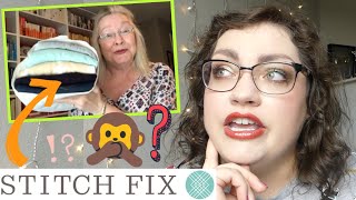 My MOM Tries Stitch Fix  First Time Unboxing  Try On Haul [upl. by Luann]