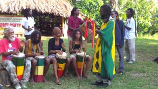 Nyabinghi chants early in the morning for Ethiopian New Year [upl. by Arze]