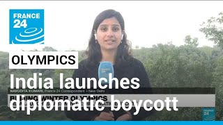 Beijing winter Olympics India launches lastminute diplomatic boycott • FRANCE 24 English [upl. by Beutner]