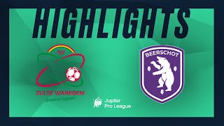 SV Zulte Waregem  K Beerschot VA moments forts [upl. by Lelith]