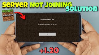 Minecraft PE Server Not Joining quotProblem Fixquot 😳  Disconnect From Server  Minecraft 120 [upl. by Leler]