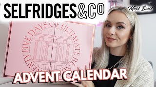 SELFRIDGES BEAUTY ADVENT CALENDAR UNBOXING 2022  £210 WORTH £800  MISS BOUX [upl. by Akemak749]