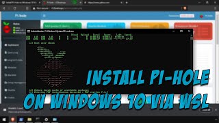 Install PiHole on Windows 10 Via WSL [upl. by Richie849]