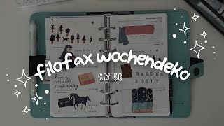 Filofax Wochendeko KW50 2023 filofaxing  heartsfailing [upl. by Goldberg]