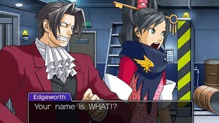 Objectionlol The official localized names in Ace Attorney Investigations 2 [upl. by Templer]