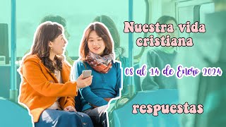 RESPUESTAS PARA NUESTRA VIDA CRISTIANA  SEMANA DEL 08 AL 14 DE ENERO 2024 [upl. by Mehalick916]