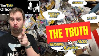 The TRUTH About WEIGHING POKEMON PACKS Do You Think Pokemon Packs Can Be Weighed [upl. by Llenaej798]