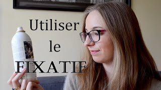 Comment utiliser le fixatif pour pastels secs par lartiste Cindy Barillet [upl. by Gaylord509]