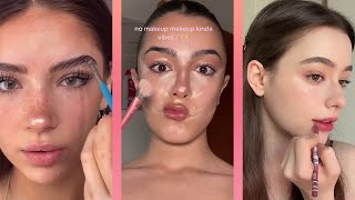 Natural makeup tutorial 2023  makeup routine tiktok compilation [upl. by Minette]