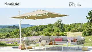 Parasol Melhia  Mobilier de jardin Hespéride [upl. by Kunkle]