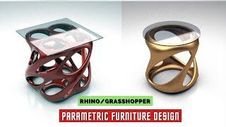 Grasshopper Tutorial  Parametric Furniture Design [upl. by Sisely]