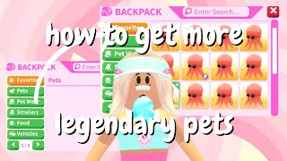 Get LEGENDARY Pets in Adopt Me I PROMISE🐙🦈🦤🦖🦘🐢 [upl. by Roosevelt]