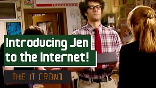 Moss Introduces Jen To The Internet  The IT Crowd Series 3 Episode 4 The Internet [upl. by Apple753]