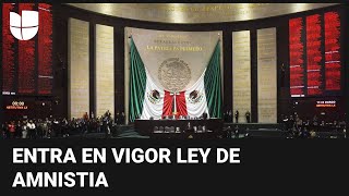 Lo que contempla la cuestionada reforma a la Ley de Amnistía que entra en vigor en México [upl. by Iraj]