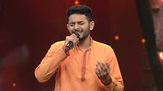 Super4  Vishnu  Devasabhathalam ragilamakuvan  Mazhavil Manorama [upl. by Aineval]