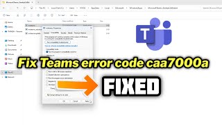 FIXED Teams error code caa7000a in Windows 1011  2024 [upl. by Anerul]