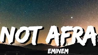 Not Afraid Eminem Lyrics Video OfficialBIueGuy [upl. by Houser]