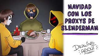 NAVIDAD CON TICCI TOBY MASKY Y HODDIE LOS PROXYS DE SLENDERMAN PARTE 1  Draw My Life [upl. by Kursh]