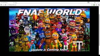 FNaF World Update 2  Planes amp Character Sprites [upl. by Eldred]