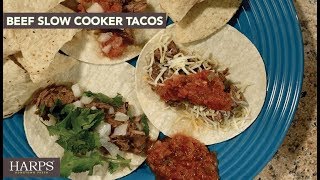 Beef Slow Cooker Tacos [upl. by Hayton]