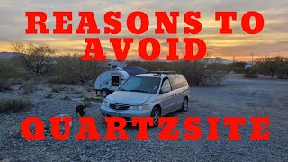 Reasons To Avoid Quartzsite AZSolo Female Boondocking [upl. by Omland]