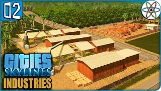 A Exploração de Madeiras  Cities Skylines  Industries DLC 02 [upl. by Cousins]