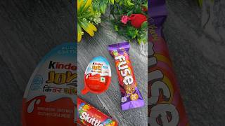 Kinder Joy with Fuse Chocolate amp Gems Popsicle shorts youtubeshorts [upl. by Annayoj808]