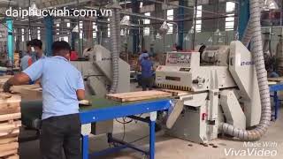 Máy Bào 2 Mặt Dao Xoắn Goodtek Gt635ard  Máy Bào 2 Mặt  Đại Phúc Vinh CNC [upl. by Anon]