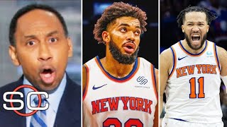 FIRST TAKE Knicks’ GameChanging Trade Can KarlAnthony Towns and Brunson Lead NY to a Championship [upl. by Ahtebbat10]