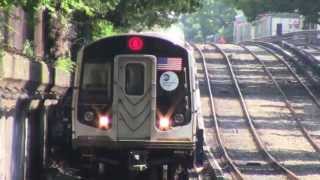 R160B Q Train Blasting in to Newkirk Plaza [upl. by Olathe]