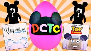 PLAYDOH DCTC SURPRISE EGG Vinylmation D Tour Series 2 Disney Cinderella Toy Story Mickey Mouse [upl. by Isobel362]