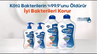 Activex Antibakteriyel Sıvı Sabun Yenilendi [upl. by Auqinet]