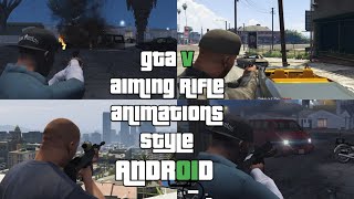 GTA 5  ANIMATION WEAPON  GTA SA ANDROIDPC [upl. by Cottle]