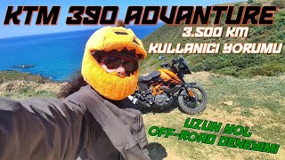 KTM 390 ADVANTURE SW  3500 KM KULLANICI DENEYİMİ  OFFROAD DENEYİMİ [upl. by Oakman]