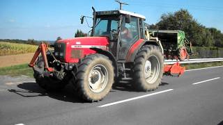 Massey Ferguson 4260 und Hassia Sämaschine im Einsatz [upl. by Randolf]