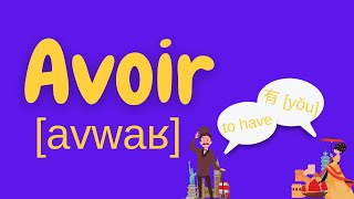 AVOIR  conjugaison débutant en Français A0A1  exercices ENGZH [upl. by Hayarahs]