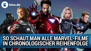 So schaut ihr alle Marvel Cinematic Universe Filme in chronologischer Reihenfolge [upl. by Maffa]