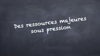 2nde GEO  Des ressources sous pression  Schéma [upl. by Oilut]