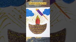 Activity for Diwali  School craft  scrapbook activity [upl. by Nnyre501]