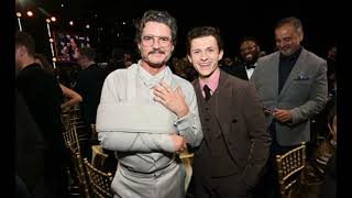 Tom Holland Reunites With Robert Downey Jr and Tom Hiddleston at 2024 Critics Choice Awards [upl. by Sumer258]