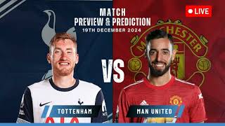 Tottenham VS Manchester United  Carabao Cup Quarter Final Match Prediction [upl. by Airamalegna791]