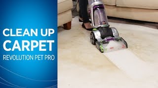 Deep Cleaning with theProHeat 2X® Revolution™ Pet Pro Carpet Cleaner  BISSELL [upl. by Robinet]