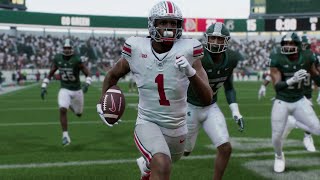 Ohio State vs Michigan State  NCAA Football 928 Full Game Highlights  College Football 25 Sim [upl. by Daugherty]