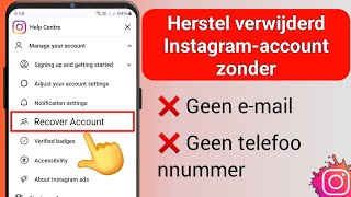 Hoe je een verwijderd Instagramaccount kunt herstellen  2024 [upl. by Odnarb]