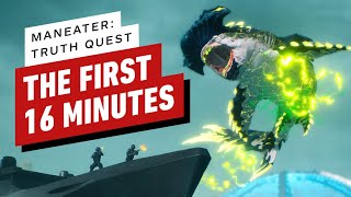 The First 16 Minutes of Maneater Truth Quest Gameplay [upl. by Ynabe]