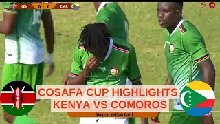 KENYA VS COMOROS COSAFA CUP 2024cup 2024  10 men Kenya lose to Comoros 02 [upl. by Paolo]