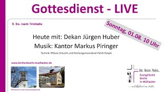 Gottesdienst  LIVE 17 Sonntag nach Trinitatis [upl. by Sabir]