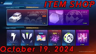 October 19 Rocket League Item Shop SKY BLUE BOBS RAMEN BANNER [upl. by Cote444]